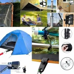 GRID COOL Lot De 10 Cordons élastiques Pour Tendeurs De Bâche Pour Tentes, Couvertures, Auvents -Pergola Soldes 61663683 2