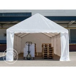 INTENT24.FR Abri / Tente De Stockage ECONOMY - 3 X 2 M En Blanc - Toile PVC Env. 500g/m² Imperméable / Protection Contre Les Rayons UV (80+) / Structure Robuste En Acier Galvanisé - Blanc 9 INTENT24.FR Abri / Tente De Stockage ECONOMY - 3 X 2 M En Blanc - Toile PVC Env. 500g/m² Imperméable / Protection Contre Les Rayons UV (80+) / Structure Robuste En Acier Galvanisé - Blanc -Pergola Soldes 6305743 3