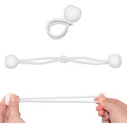 CHANCEY 50 Pcs Tendeur à Boule Élastique, Tendeur De Bâche Pour Pavillon, Camping, Tente Cordons, Rideaux Harnais D’Extension, 9cm -Pergola Soldes 63636162 5