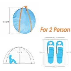 FANTABLAU Tente De Camping Automatique - 2 Places A -Pergola Soldes 63645920 5