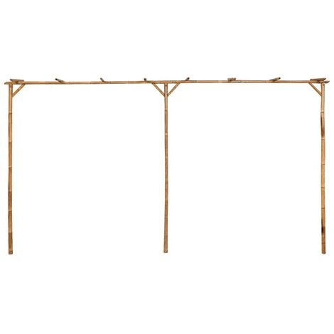 SUPERMARKET Pergola Bambou 385 X 40 X 205 Cm 4 SUPERMARKET Pergola Bambou 385 X 40 X 205 Cm – Image 2
