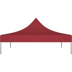 SUPERMARKET Toit De Tente De Réception 3x3 M Bordeaux 270 G/m² -Pergola Soldes 63654406 3