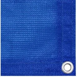 SUPERMARKET Tapis De Tente 400x500 Cm Bleu PEHD -Pergola Soldes 63654854 2