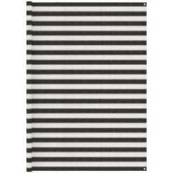 SUPERMARKET Tapis De Tente 250x350 Cm Anthracite Et Blanc