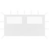 SUPERMARKET Paroi Latérale De Belvédère Avec Fenêtres 4x2 M Blanc 2 SUPERMARKET Paroi Latérale De Belvédère Avec Fenêtres 4x2 M Blanc -Pergola Soldes 63659241 1