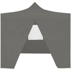 SUPERMARKET Tente De Réception Escamotable Avec 4 Parois 3x3 M Anthracite -Pergola Soldes 63663358 3