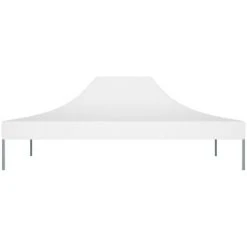 SUPERMARKET Toit De Tente De Réception 4x3 M Blanc 270 G/m² -Pergola Soldes 63664832 3