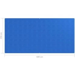 SUPERMARKET Tapis De Tente 250x500 Cm Bleu -Pergola Soldes 63664982 4