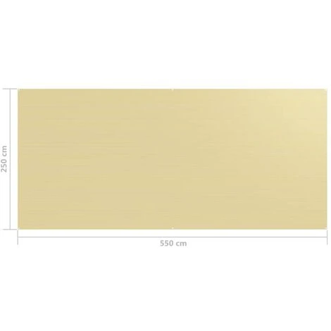 SUPERMARKET Tapis De Tente 250x550 Cm Beige 5 SUPERMARKET Tapis De Tente 250x550 Cm Beige – Image 3