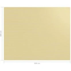SUPERMARKET Tapis De Tente 400x500 Cm Beige 9 SUPERMARKET Tapis De Tente 400x500 Cm Beige -Pergola Soldes 63665920 4
