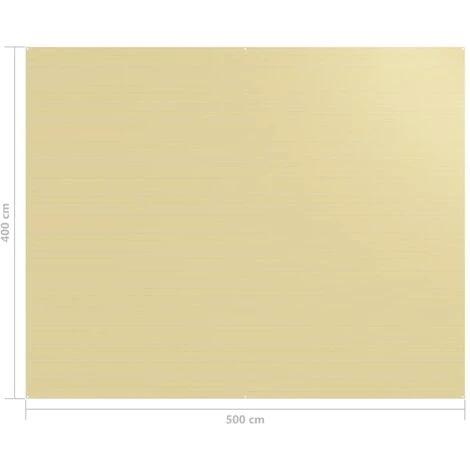 SUPERMARKET Tapis De Tente 400x500 Cm Beige 6 SUPERMARKET Tapis De Tente 400x500 Cm Beige – Image 4