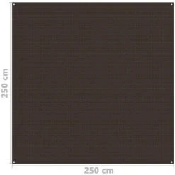 SUPERMARKET Tapis De Tente 250x250 Cm Marron 9 SUPERMARKET Tapis De Tente 250x250 Cm Marron -Pergola Soldes 63667857 4