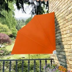 SUPERMARKET Auvent Latéral Pliable De Balcon Terre Cuite 140x140 Cm