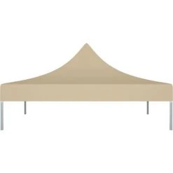SUPERMARKET Toit De Tente De Réception 3x3 M Beige 270 G/m² -Pergola Soldes 63674396 3