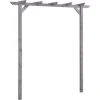 SUPERMARKET Pergola De Jardin Gris 200x40x205 Cm Bois De Pin Imprégné 2 SUPERMARKET Pergola De Jardin Gris 200x40x205 Cm Bois De Pin Imprégné -Pergola Soldes 63676771 1