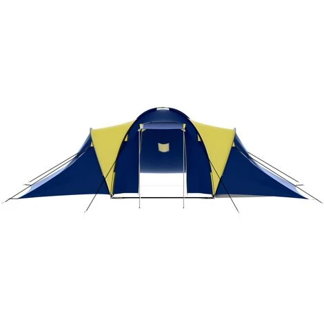 SUPERMARKET Tente De Camping 9 Personnes Bleu Et Jaune 4 SUPERMARKET Tente De Camping 9 Personnes Bleu Et Jaune – Image 2