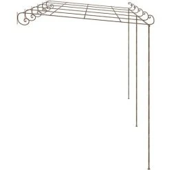 SUPERMARKET Pergola De Jardin Marron Antique 6x3x2,5 M Fer 9 SUPERMARKET Pergola De Jardin Marron Antique 6x3x2,5 M Fer -Pergola Soldes 63677122 3