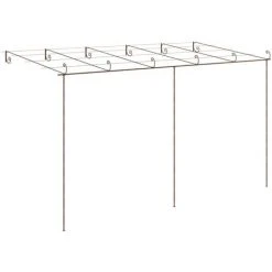 SUPERMARKET Pergola De Jardin Marron Antique 6x3x2,5 M Fer 10 SUPERMARKET Pergola De Jardin Marron Antique 6x3x2,5 M Fer -Pergola Soldes 63677122 4