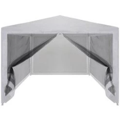 SUPERMARKET Tente De Réception Avec 4 Parois En Maille 3 X 3 M -Pergola Soldes 63678162 3
