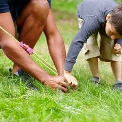 ROSIER 4 Pièces Cordes Pour Tente Réfléchissante, Corde De Tente Réfléchissante, Avec Réglage, Il Est Très Approprié Pour Le Camping En Plein Air, La Randonnée, L'Auvent, La Tente, Etc (jaune, 4 Mètre Chacun)——VEBTles -Pergola Soldes 63707094 3