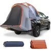 COSTWAY Tente De Lit Pour Camionnette Portable 265 Cm X 178 Cm 2 Personnes Double Epaisseur Avec Housse Amovible Porte Avec Fermeture Eclair En Nylon Double Face Pour Camping, Randonnée