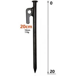 LTS FAFA Tente En Acier De 5 Pièces * 20cm, Goujons Filetés Résistants Pour Le Camping Et L'extérieur 9 LTS FAFA Tente En Acier De 5 Pièces * 20cm, Goujons Filetés Résistants Pour Le Camping Et L'extérieur -Pergola Soldes 63757567 3