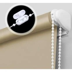 ROSIER Chaîne De Store Vertical De 20 M - Accessoires De Store Vertical Et 5 Connecteurs De Cordon De Store - Chaîne De Fond De Store Vertical Pour Lattes De 89 Mm,—VEBTles -Pergola Soldes 63813298 5