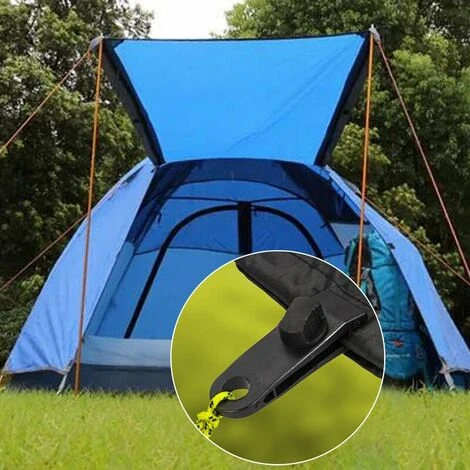 GroupM Clip De Tente 10 Pièces Clip De Canopée Clip Coupe-vent Renforcé Grand Ensemble De Clips De Tente 5 GroupM Clip De Tente 10 Pièces Clip De Canopée Clip Coupe-vent Renforcé Grand Ensemble De Clips De Tente – Image 3