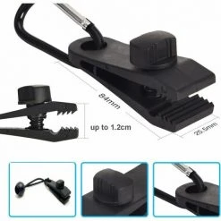 GroupM Bâche Extérieure Tente Bâche Clip Auvent Fixation Clip Bâche Clip Bâche Support Extérieur Bâche Support -Pergola Soldes 63890557 2