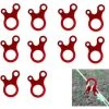 AOUGO Lot De 10 Ajusteurs De Cordon De Boucle De Corde De Vent En Aluminium Pour Tente Camping Randonnée Sac à Dos Activité De Plein Air, Rouge 2 AOUGO Lot De 10 Ajusteurs De Cordon De Boucle De Corde De Vent En Aluminium Pour Tente Camping Randonnée Sac à Dos Activité De Plein Air, Rouge -Pergola Soldes 63967081 1