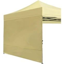 LEISEN Paroi Latérale D’auvent Instantané De 2,4 X 2,4 M, 1 Paroi Latérale Uniquement, Bleu