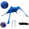 LIFCAUSAL Tente De Plage Abri Soleil Avec Sacs De Sable Pour Camping Pêche Randonnée Backyard Beach Park (Bleu) 2 LIFCAUSAL Tente De Plage Abri Soleil Avec Sacs De Sable Pour Camping Pêche Randonnée Backyard Beach Park (Bleu) -Pergola Soldes 64081184 1