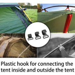 THSINDE 15PCS Pinces En Plastique Pour Tente, Clip Bache,Clip Auvents, Accessoires Pour Activités Camping Canopy -Pergola Soldes 64085295 2