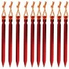 CARILLONSàVENT Hiker Piquets Tente, Sardines Tente Camping 18 Cm Avec Pochette De Rangement, Lot De 10（rouge） Carivent -Pergola Soldes 64137995 1