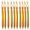CARILLONSàVENT Hiker Piquets Tente, Sardines Tente Camping 18 Cm , Lot De 10(jaune) Carivent 2 CARILLONSàVENT Hiker Piquets Tente, Sardines Tente Camping 18 Cm , Lot De 10(jaune) Carivent -Pergola Soldes 64140221 1