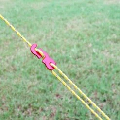 JUNJUN-Corde De Tente Réfléchissante 4 M Corde Nylon Avec Tendeur En Aluminium Léger Ficelle Pour Bâche Fixation Camping -Pergola Soldes 64191369 5