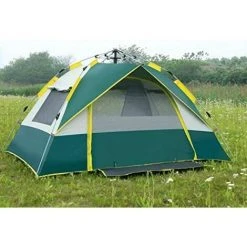 HAZEL Lumière De Tente D'extérieur Tente à Lancer En Vert Et Blanc Avec Sac De Transport - Parfait Pour Le Camping, Les Festivals Et Les Vacances 8 HAZEL Lumière De Tente D'extérieur Tente à Lancer En Vert Et Blanc Avec Sac De Transport - Parfait Pour Le Camping, Les Festivals Et Les Vacances -Pergola Soldes 64196730 2