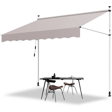 TolleTour Auvent Balcon Auvent Pince Auvent Bras Articulé Auvent Protection Solaire Rétractable UV Gris 1.5M - Gris 3 TolleTour Auvent Balcon Auvent Pince Auvent Bras Articulé Auvent Protection Solaire Rétractable UV Gris 1.5M - Gris