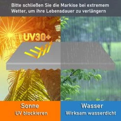 TolleTour Auvent Balcon Auvent Pince Auvent Bras Articulé Auvent Protection Solaire Rétractable UV Gris 1.5M - Gris 11 TolleTour Auvent Balcon Auvent Pince Auvent Bras Articulé Auvent Protection Solaire Rétractable UV Gris 1.5M - Gris -Pergola Soldes 64361746 5