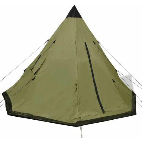 TANCYCO Tente Pour 3-4 Personnes, Tente Familiale étanche Pour Camping Pêche Randonnée (vert) 5 TANCYCO Tente Pour 3-4 Personnes, Tente Familiale étanche Pour Camping Pêche Randonnée (vert) – Image 3