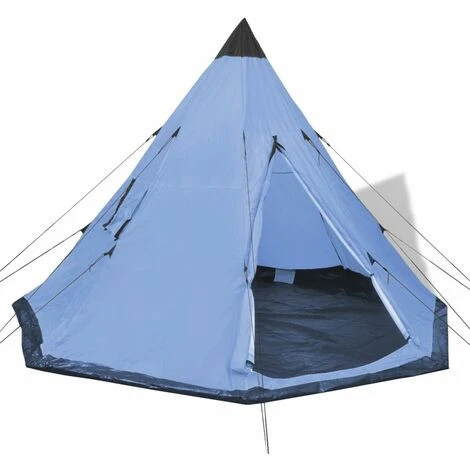 TANCYCO Tente Pour 3-4 Personnes, Tente Familiale étanche Pour Camping Pêche Randonnée (bleu) 3 TANCYCO Tente Pour 3-4 Personnes, Tente Familiale étanche Pour Camping Pêche Randonnée (bleu)