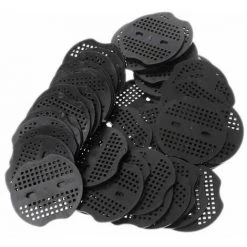HABIENTôT 100 PCS Rondelles Pour Piquets De Fixation En Acier Pour Bâche, Rondelle D'ancrage En U Pour Piquets De Jardin, Piquets De Fixation Tente (3 Trous Communs) Noir，Oi-FRIS -Pergola Soldes 64562237 4