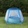 TANCYCO Tente De Piscine -résistante Aux UV Et à L'eau 500x433x250 Cm Bleu -Pergola Soldes 64703741 1