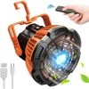 SINCèREETALI Ventilateur De Camping Avec Lanterne LED 3 En 1 Portable Pour Tente, Ventilateur De Camping Rechargeable, Batterie Externe, Télécommande Avec Anneau De Suspension Pour Intérieur/extérieur, Camping, Randonnée, Maison, Bureau, Voiture, Pannes D'urgence -Pergola Soldes 64706030 1