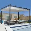 IDMARKET Pergola Toit Rétractable 4 Pieds 3x4 M Tonnelle écrue - Beige 1 IDMARKET Pergola Toit Rétractable 4 Pieds 3x4 M Tonnelle écrue - Beige -Pergola Soldes 6473979 1