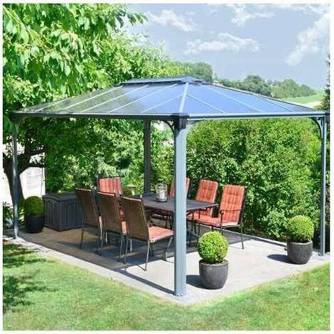 CANOPIA Tonnelle MARTINIQUE 4300 - Gris Anthracite 4 CANOPIA Tonnelle MARTINIQUE 4300 - Gris Anthracite – Image 2