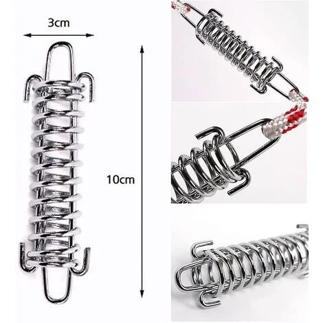ILOVEMILAN Ressort De Voile D'ombrage 4 Pièces, Ressort Tendeur De Voile D'ombrage, Ressort De Tension De Voile D'ombrage, Ressort De Tension De Tente De Camping 4 ILOVEMILAN Ressort De Voile D'ombrage 4 Pièces, Ressort Tendeur De Voile D'ombrage, Ressort De Tension De Voile D'ombrage, Ressort De Tension De Tente De Camping – Image 2