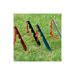 LLOVE Piquets De Tente 25 Cm Sardines En Alliage D'aluminium Piquet De Fixation Léger 10 Pièces Pour Camping Tarp Jardin Toile -Pergola Soldes 64871269 3