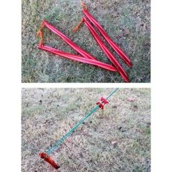 LLOVE Piquets De Tente 25 Cm Sardines En Alliage D'aluminium Piquet De Fixation Léger 10 Pièces Pour Camping Tarp Jardin Toile -Pergola Soldes 64871269 4