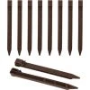 LLOVE Lot De 20 Piquets D'ancrage Au Sol En Plastique De 24 Cm - Piquets D'ancrage Au Sol - Piquets D'ancrage De Jardin - Piquets De Fixation Pour Bordure De Jardin, Terrasse, Tente -Pergola Soldes 64871431 1